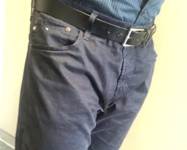 AG 5-pocket blue pants for men