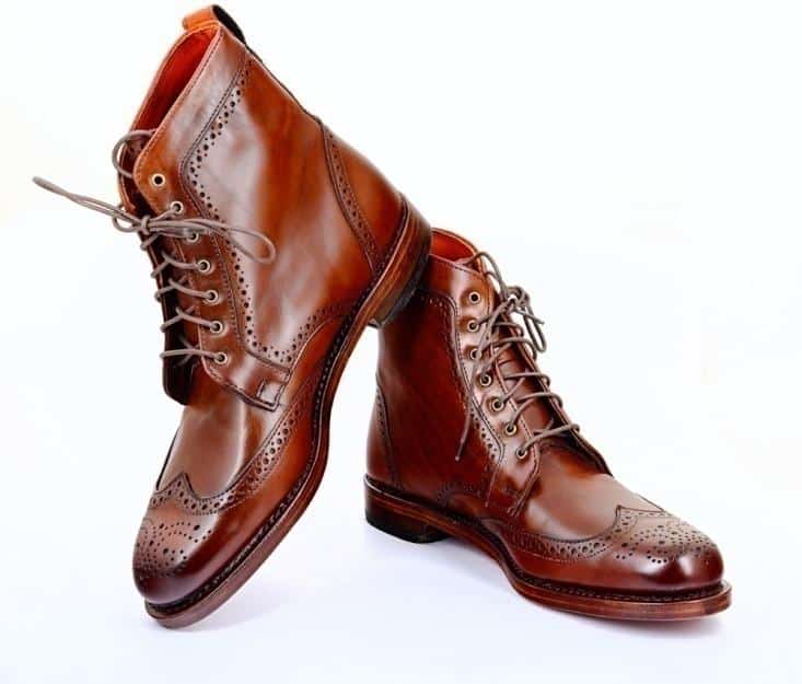 Brogue Wingtip Boots