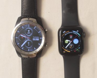 ticwatch pro vs apple watch 5 main watch face